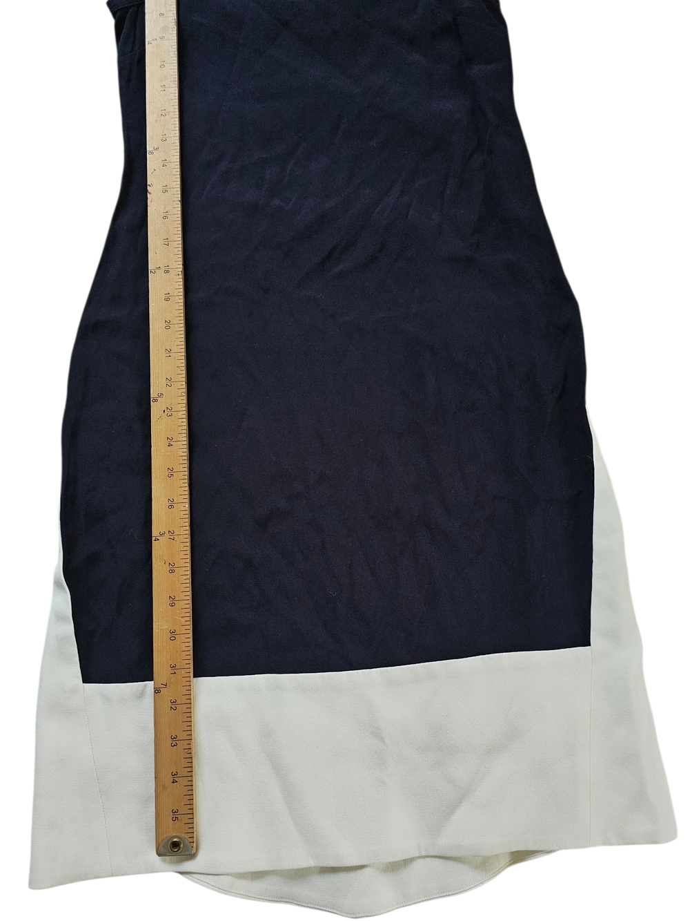 Ted Baker Navy and Ivory Slip Dress - Picture 5 of 8